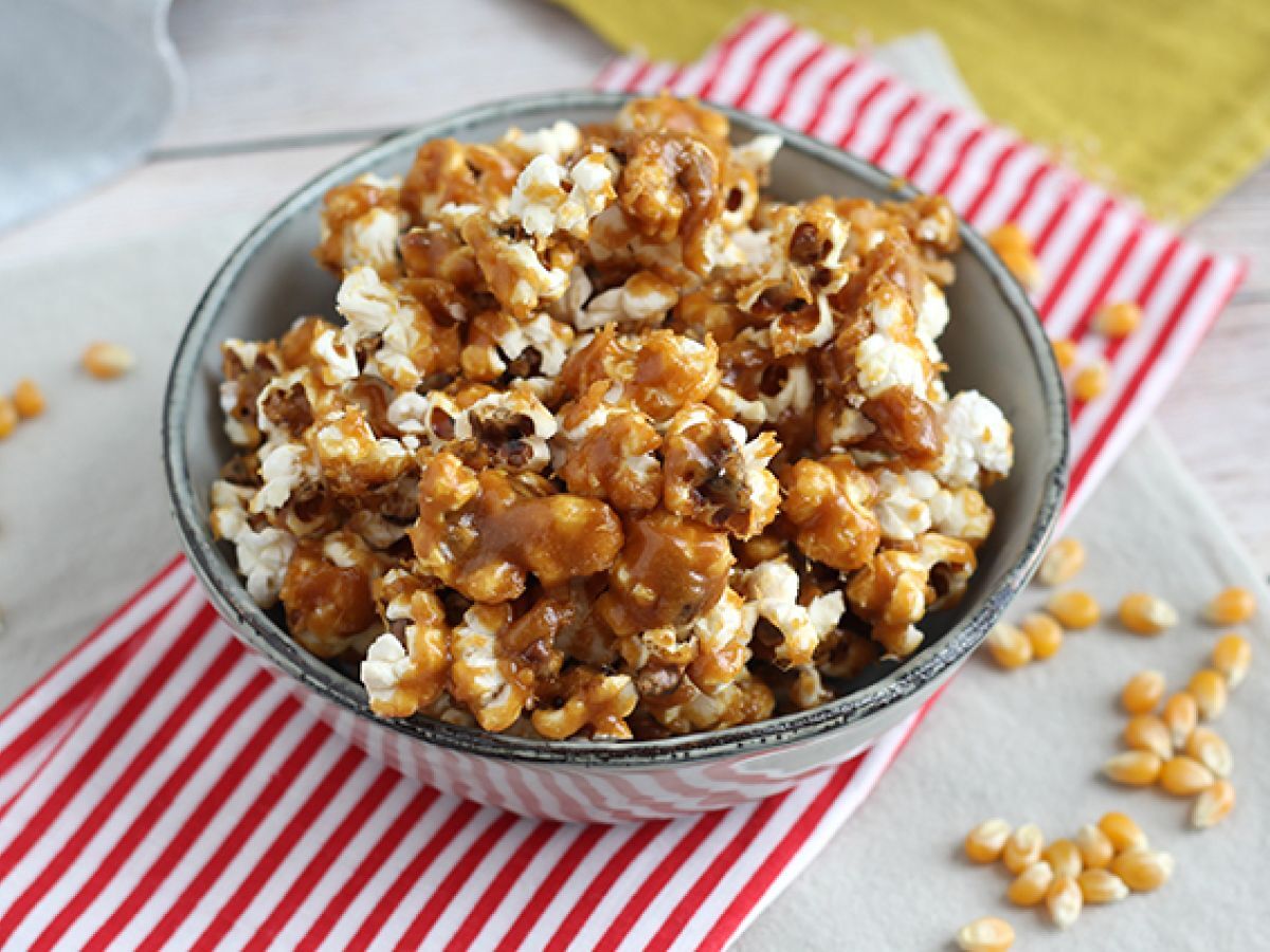 Popcorn med karamell - foto 2