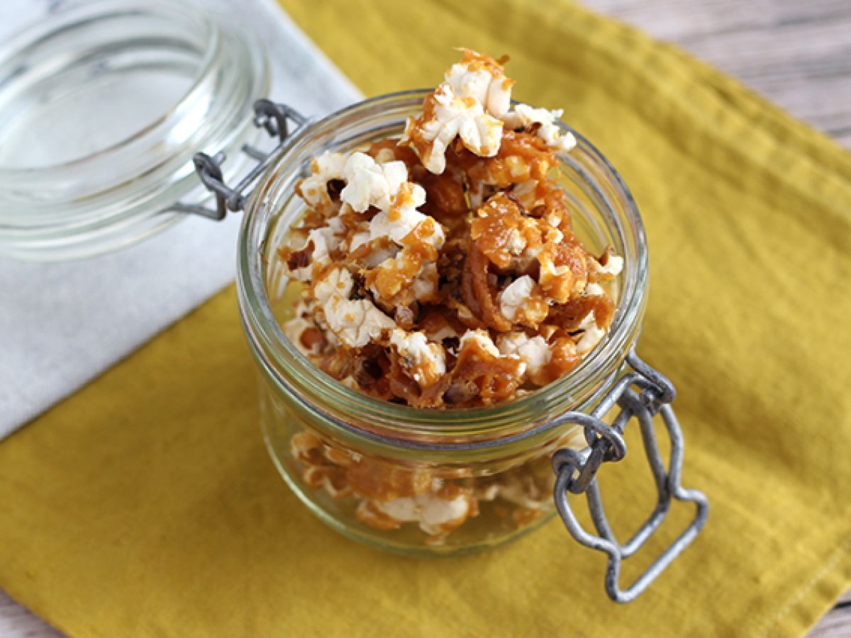 Popcorn med karamell - foto 3