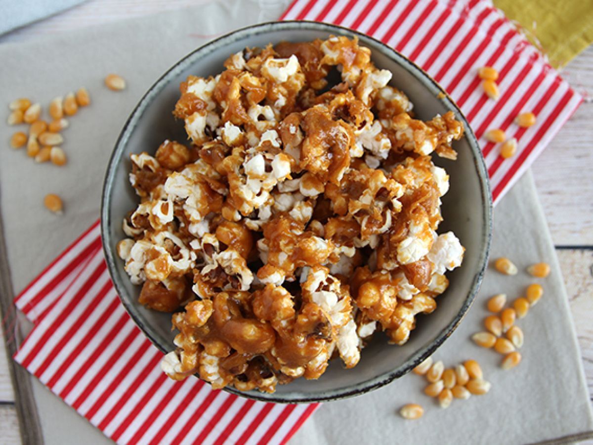 Popcorn med karamell - foto 5