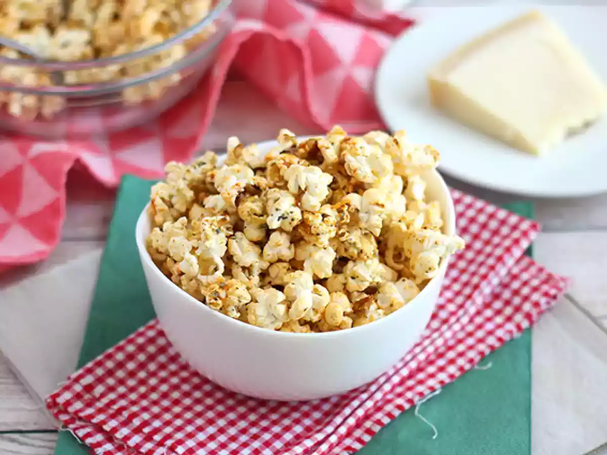 Popcorn med pizzakrydda - foto 2