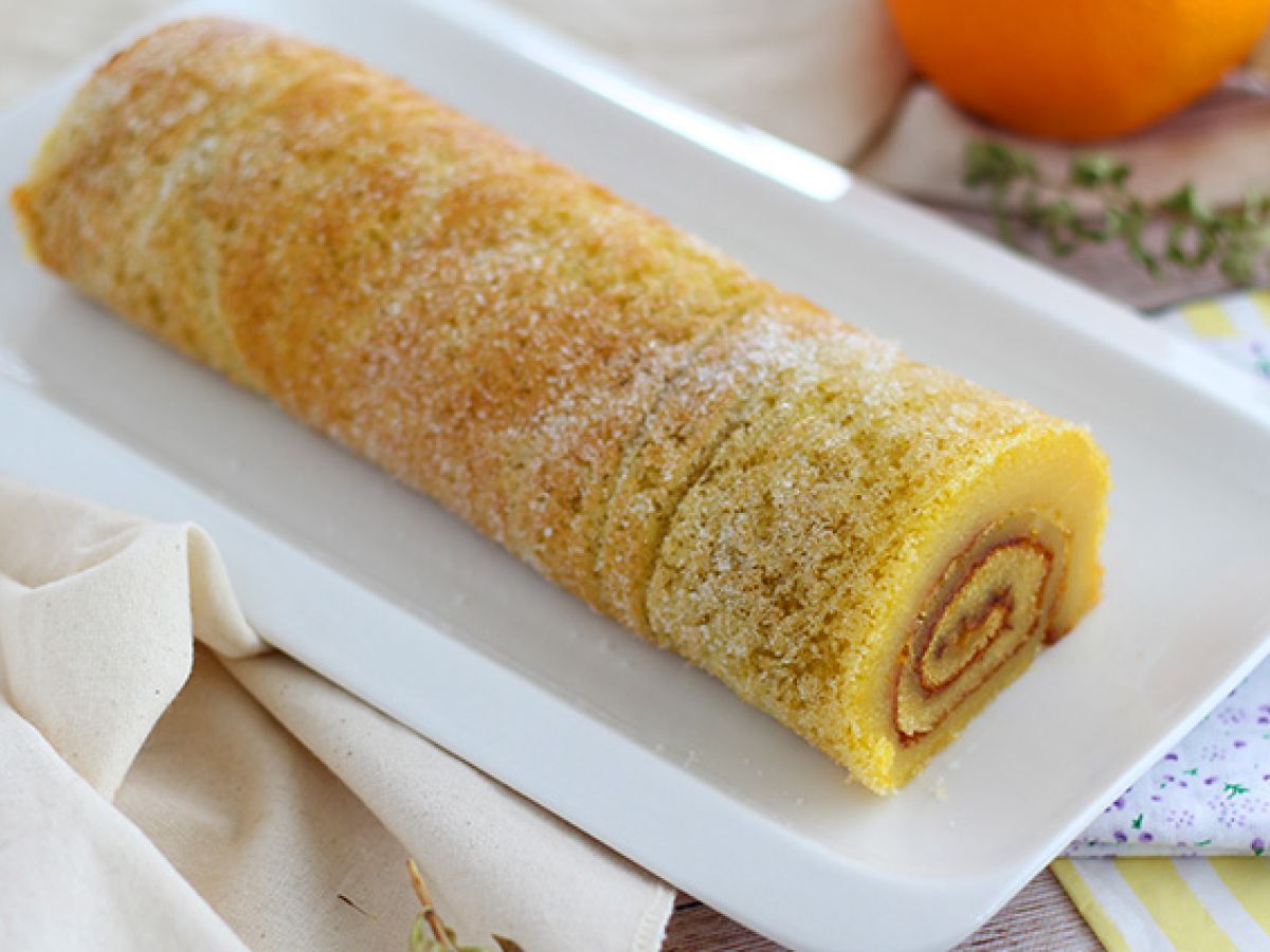 Portugisisk apelsinrulltårta - Torta de laranja - foto 2