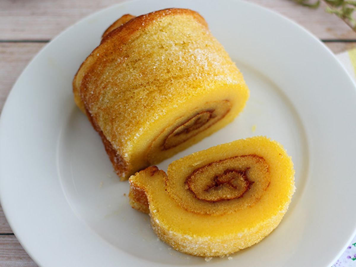 Portugisisk apelsinrulltårta - Torta de laranja - foto 3
