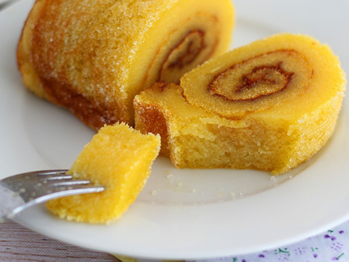 Portugisisk apelsinrulltårta - Torta de laranja - foto 4