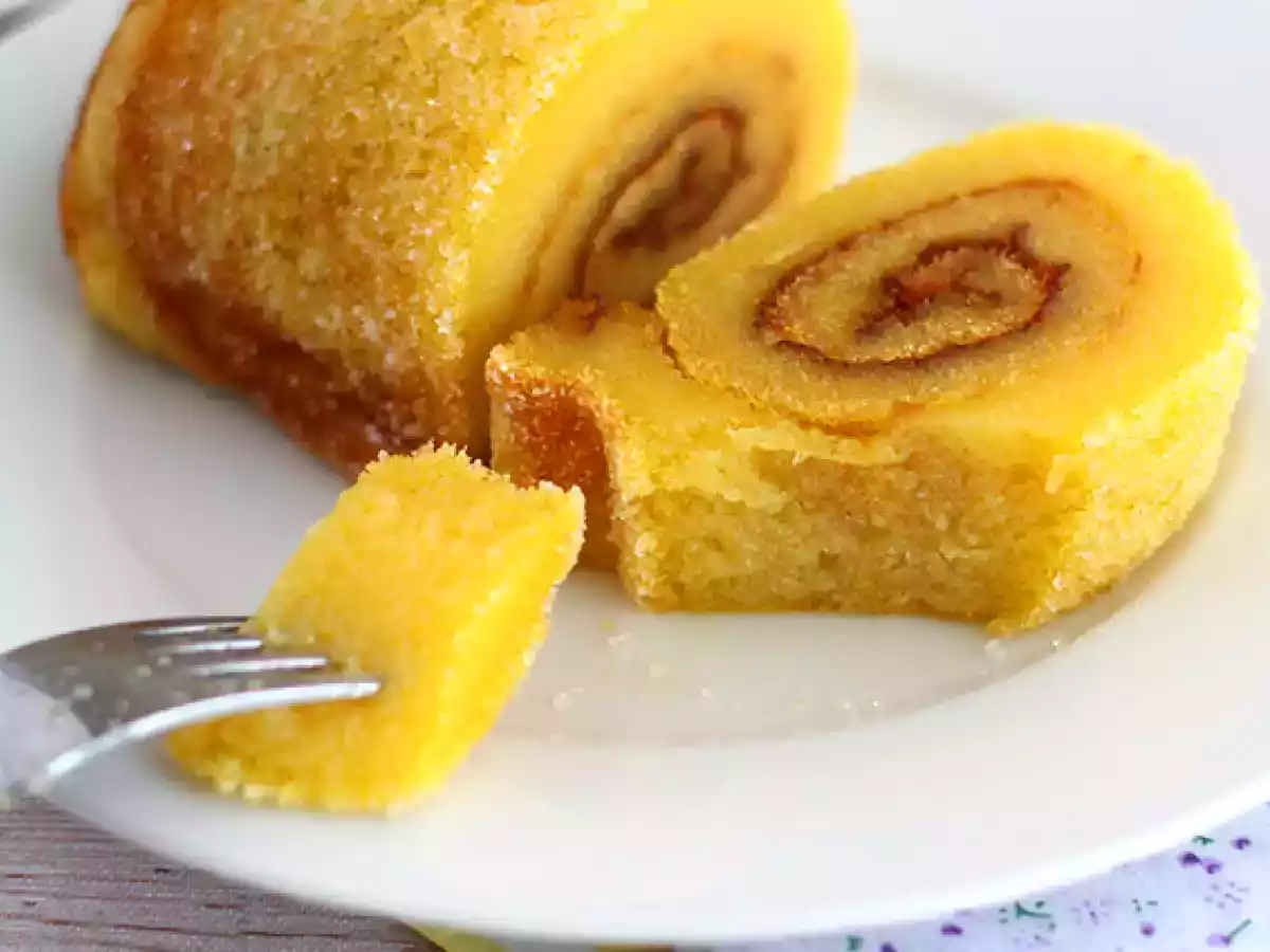 Portugisisk apelsinrulltårta - Torta de laranja - foto 4
