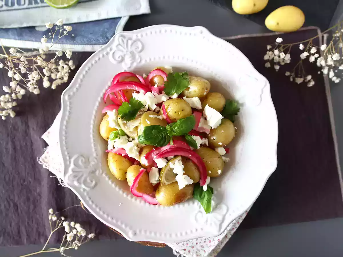 Potatis en papillote med citron och fetaost - foto 2