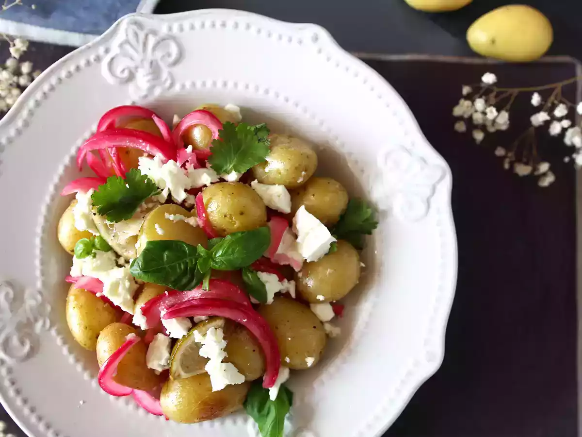 Potatis en papillote med citron och fetaost - foto 3