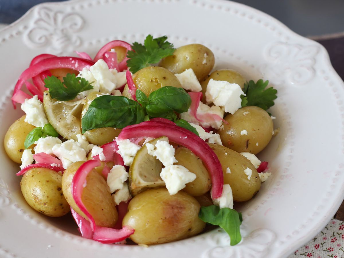 Potatis en papillote med citron och fetaost - foto 4