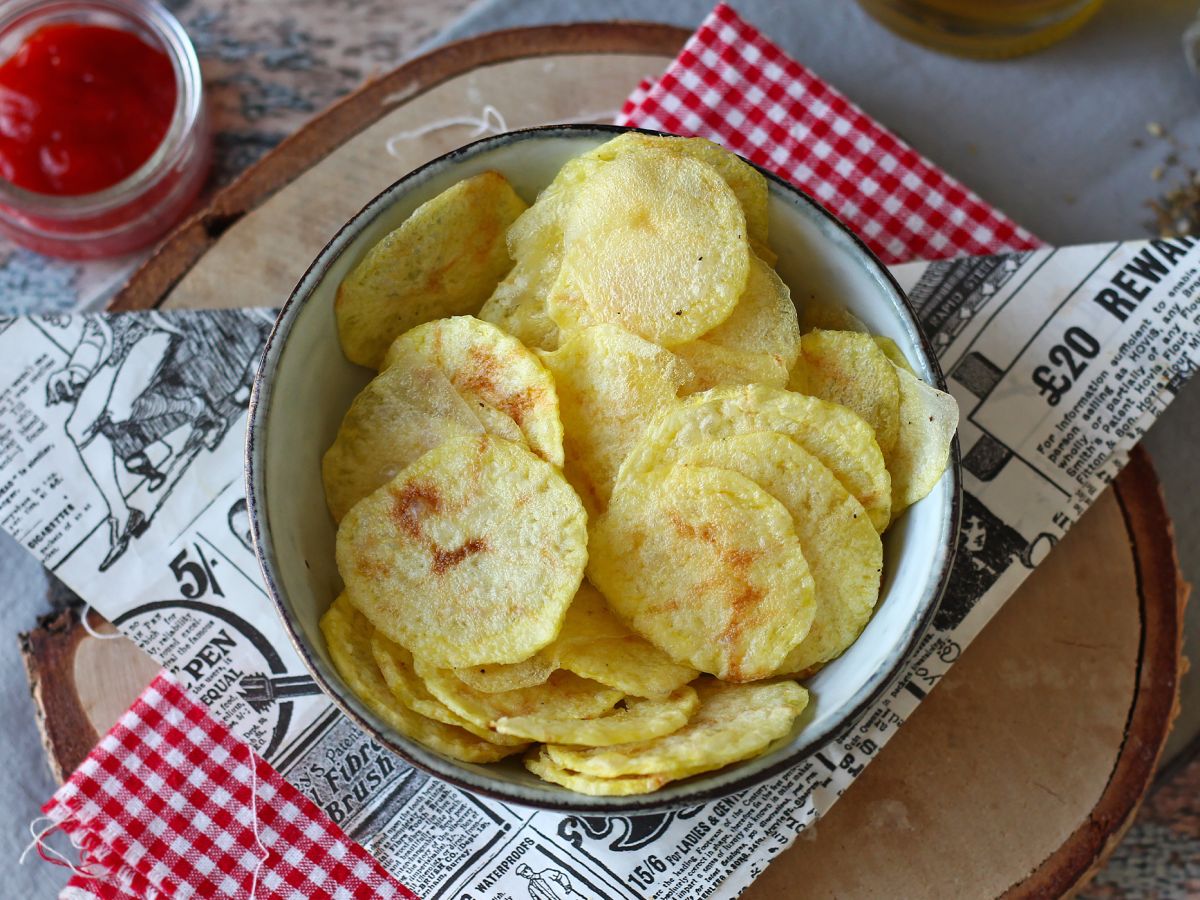 Potatischips gjorda i mikrovågsugn - foto 2