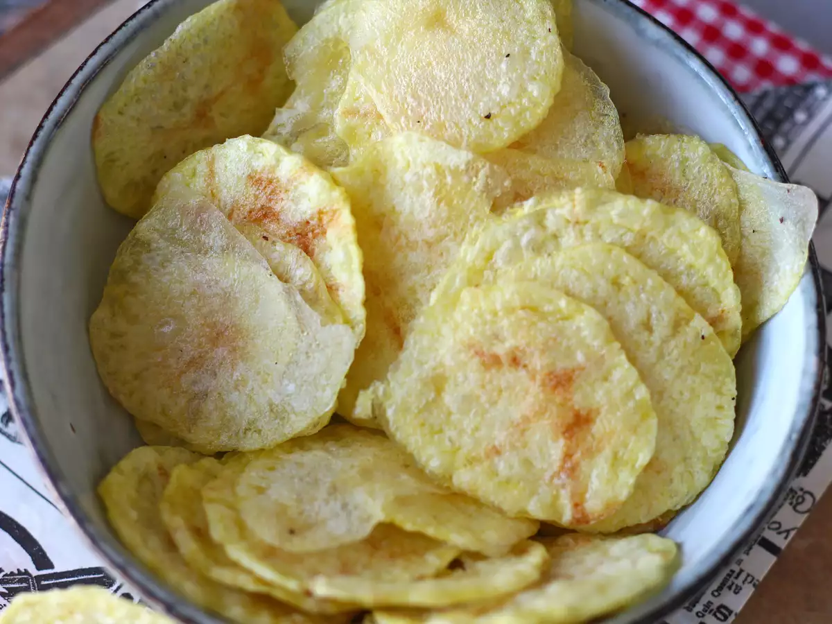 Potatischips i mikrovågsugn - foto 4