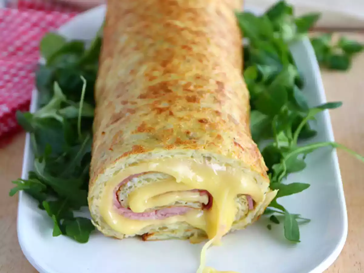 Potatisrulle med Savoy Raclette-ost och skinka