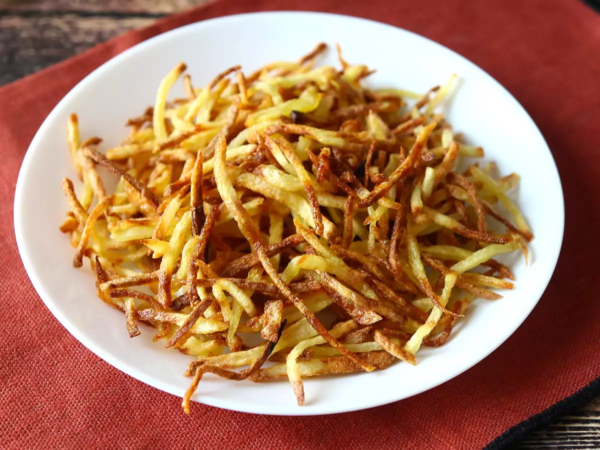 Potatisstrimlor i airfryer – så krispiga att ingen tror att de är hemlagade