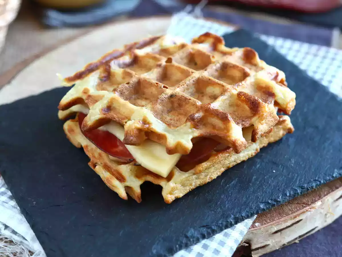 Potatisvåffelsmörgås med raclette, den ultimata comfort food - foto 3