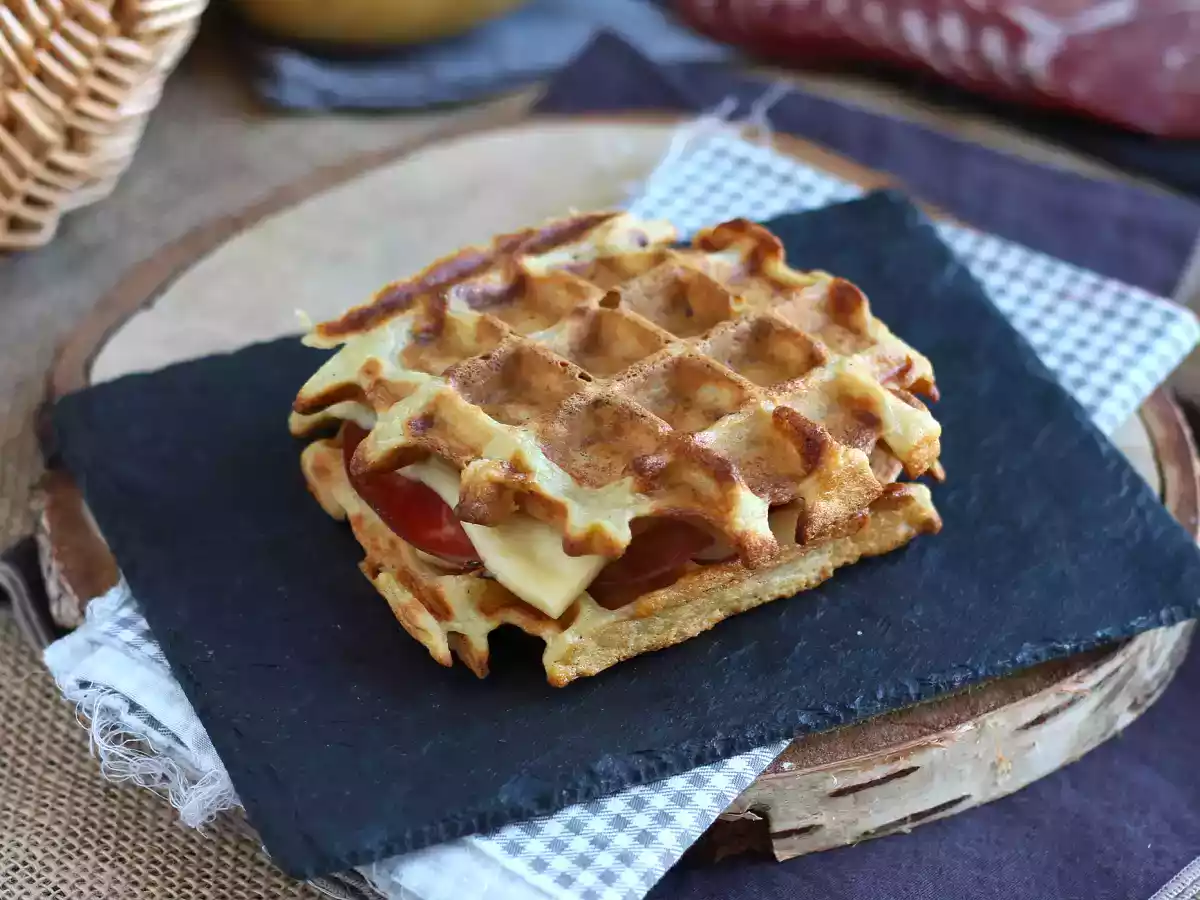 Potatisvåffelsmörgås med raclette, den ultimata comfort food - foto 5