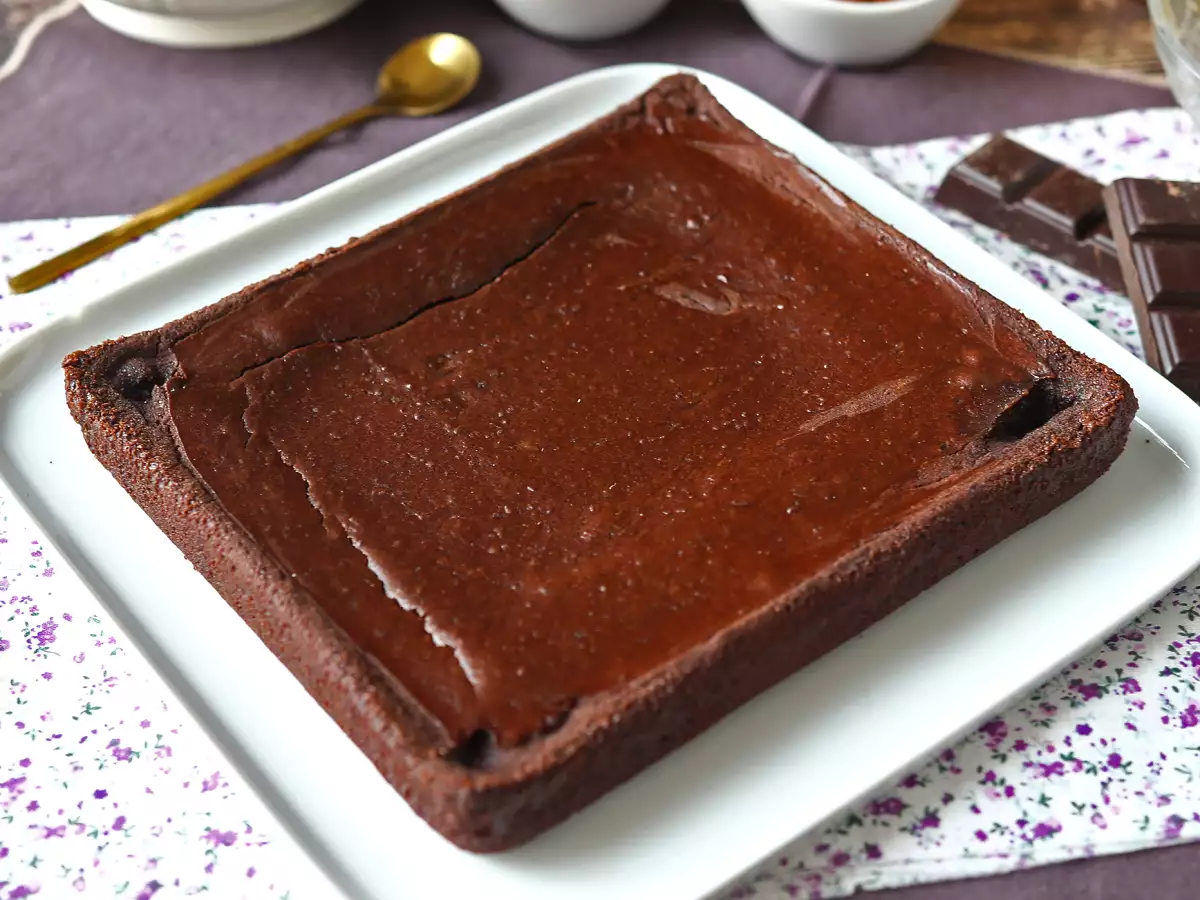 Proteinbrownie med choklad och röda bönor - foto 6