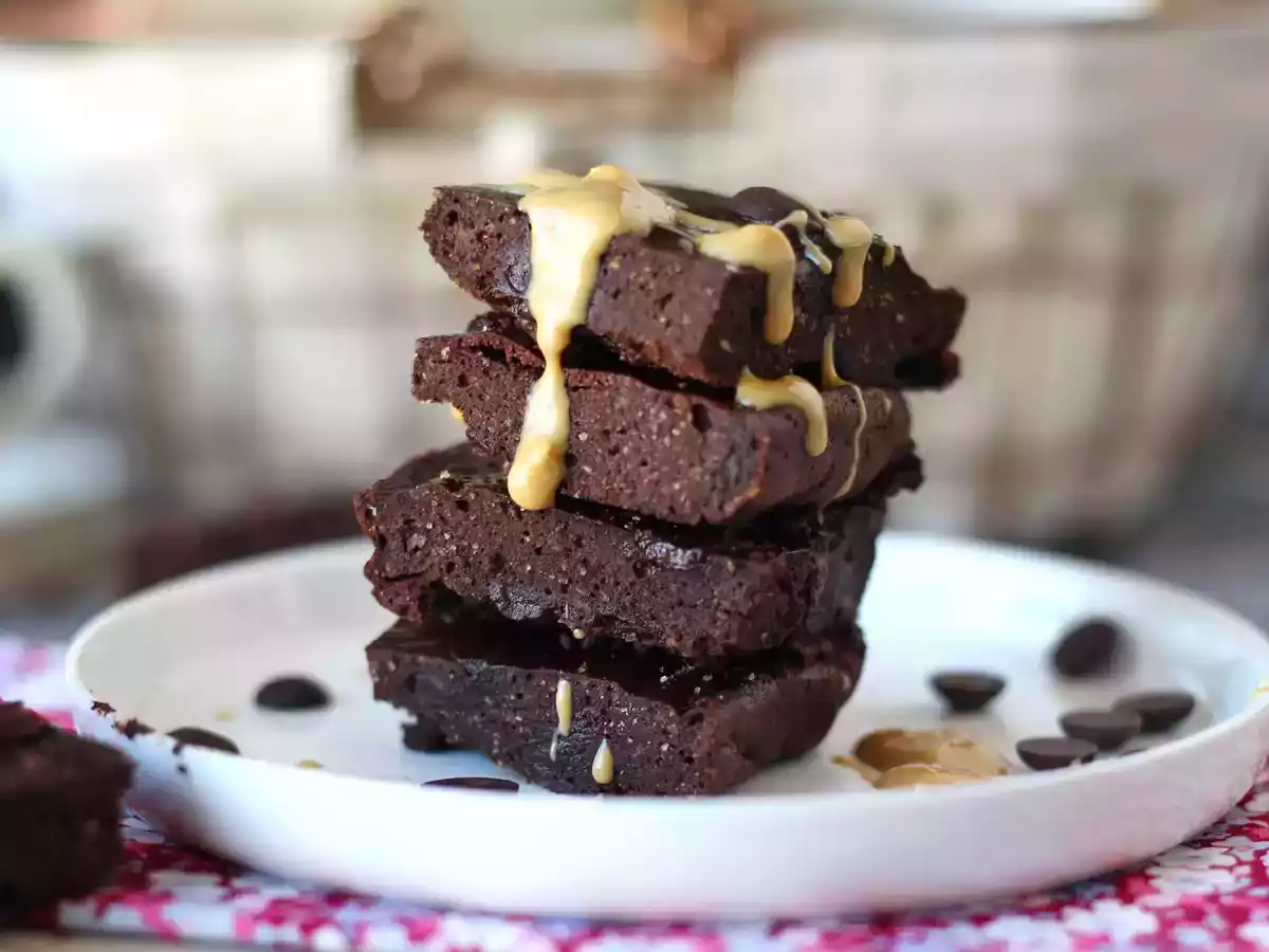 Proteinbrownie med vassle, naturligt glutenfri