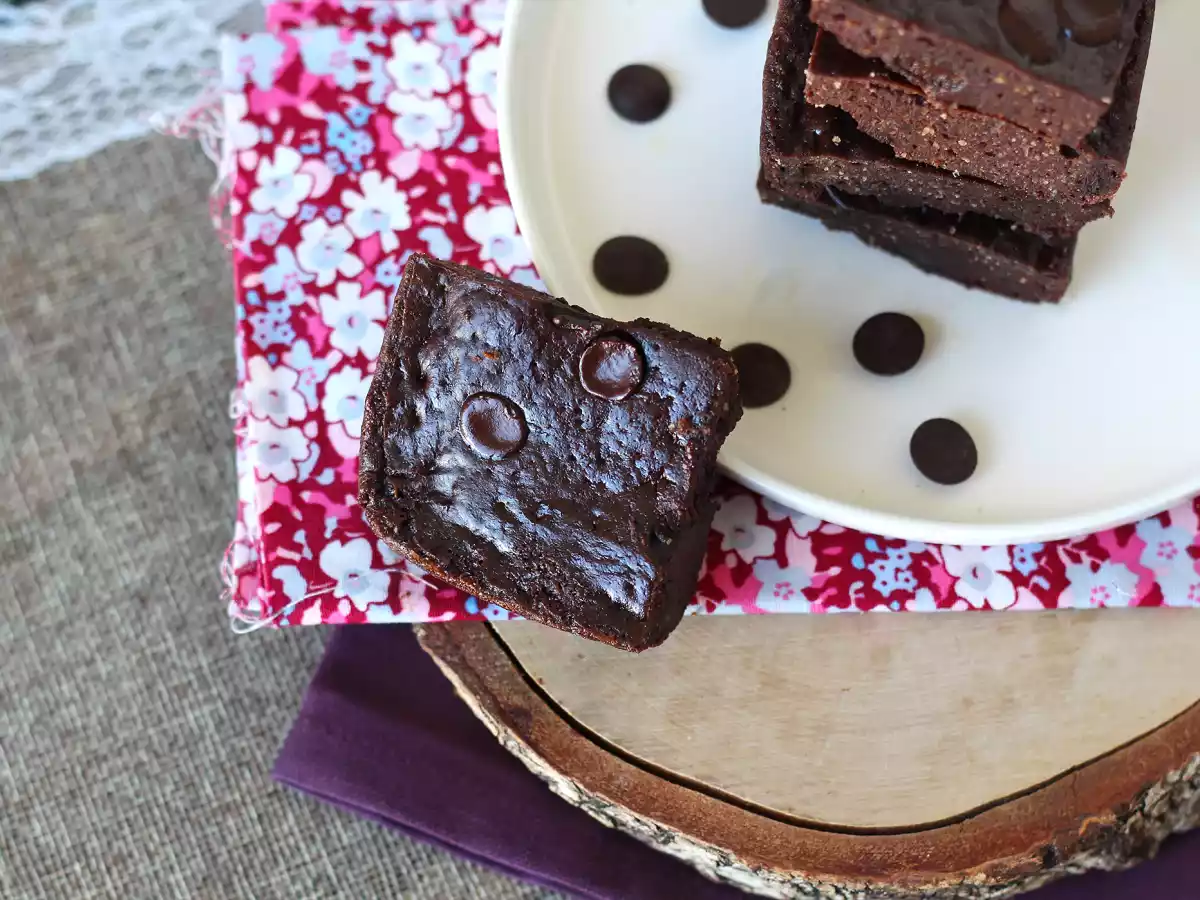 Proteinbrownie med vassle, naturligt glutenfri - foto 5
