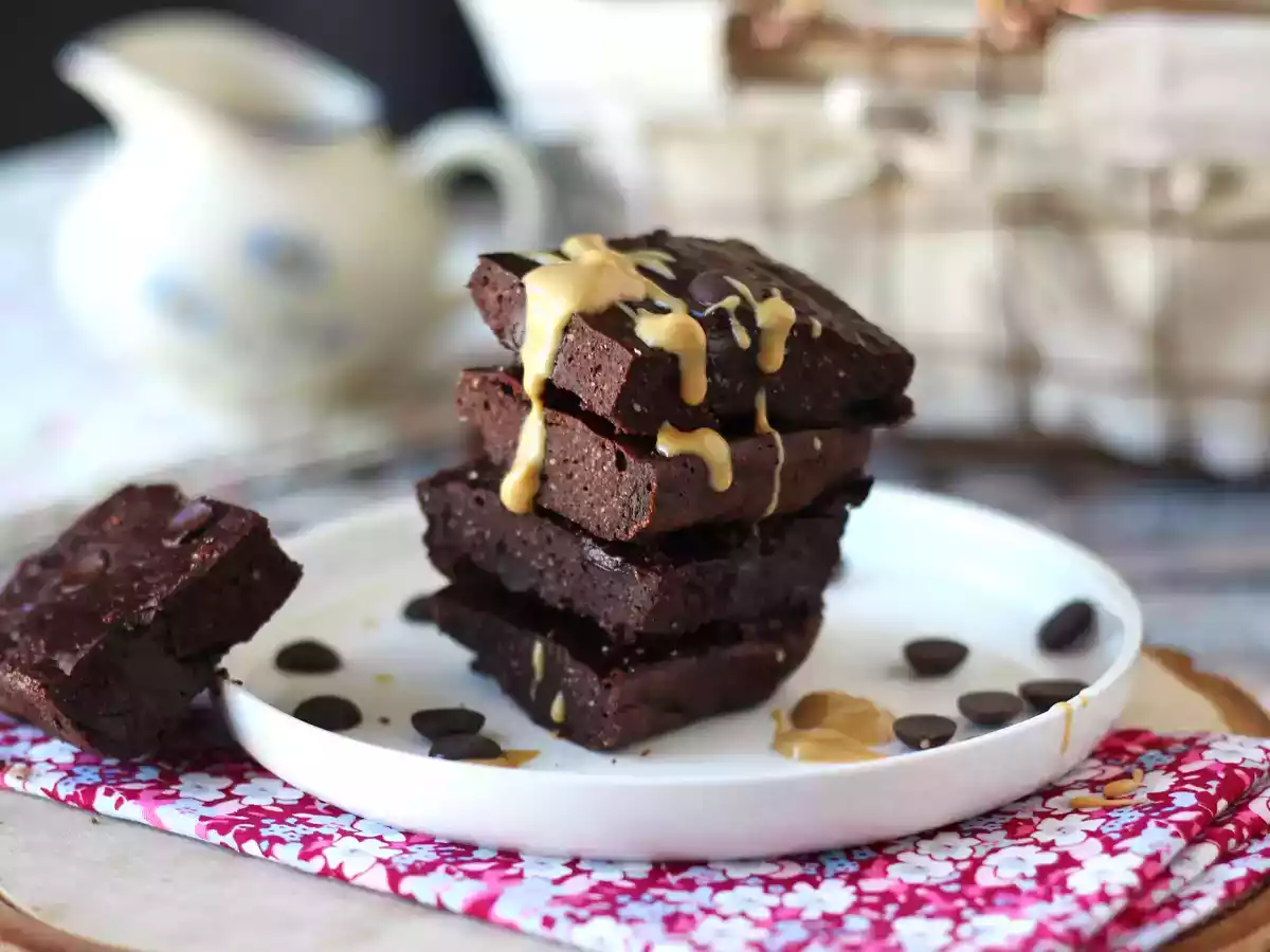 Proteinbrownie med vassle, naturligt glutenfri - foto 6