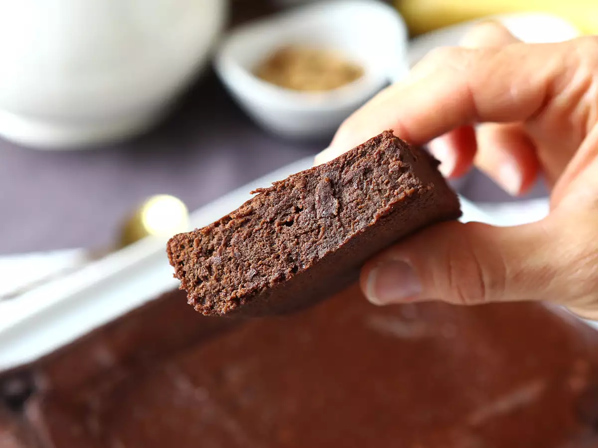Proteinbrownies med choklad och röda bönor - foto 3