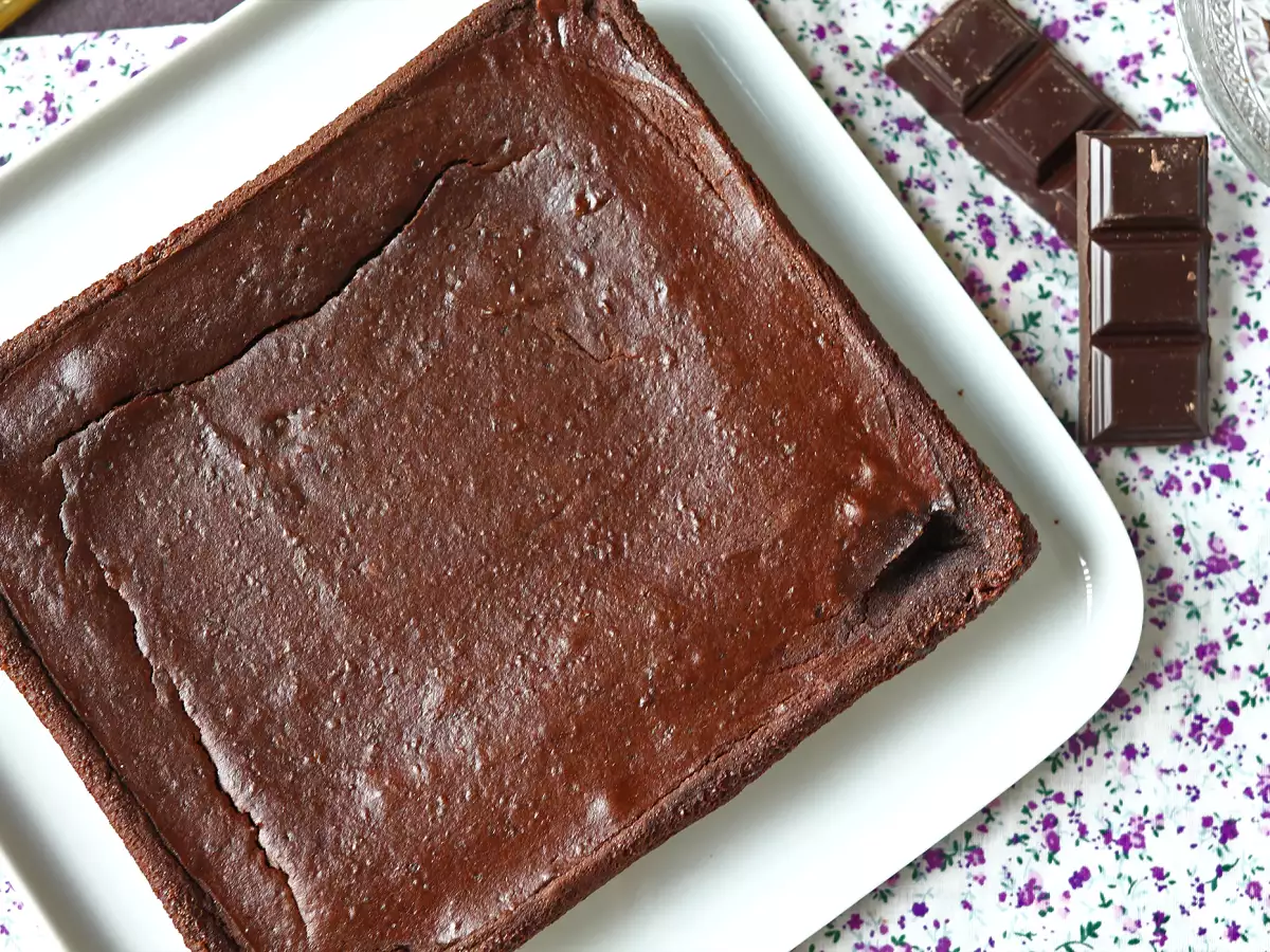 Proteinbrownies med choklad och röda bönor - foto 8