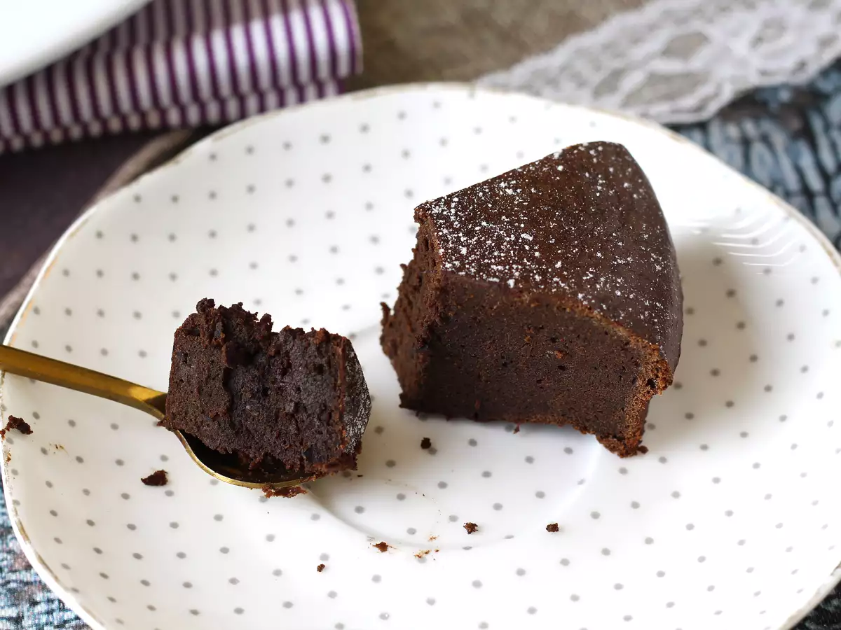 Proteinrik chokladfondant: ett enkelt recept med vassle som är lätt att tillaga - foto 4