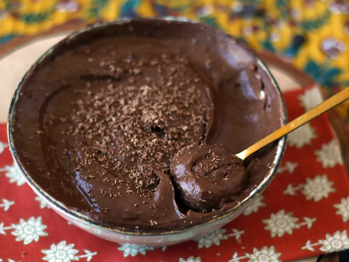 Proteinrik chokladmousse med vassleprotein - foto 3
