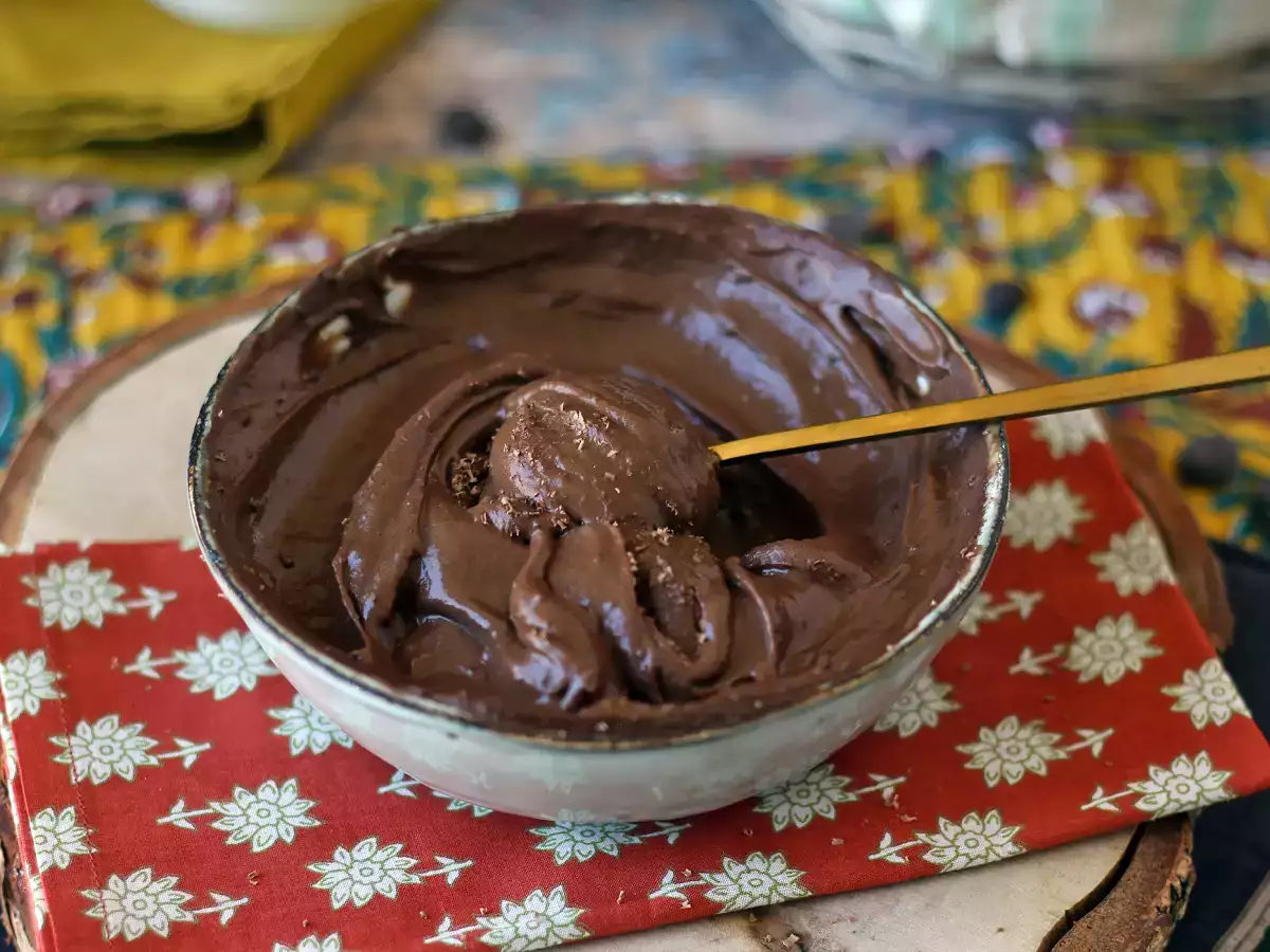 Proteinrik chokladmousse med vassleprotein - foto 5