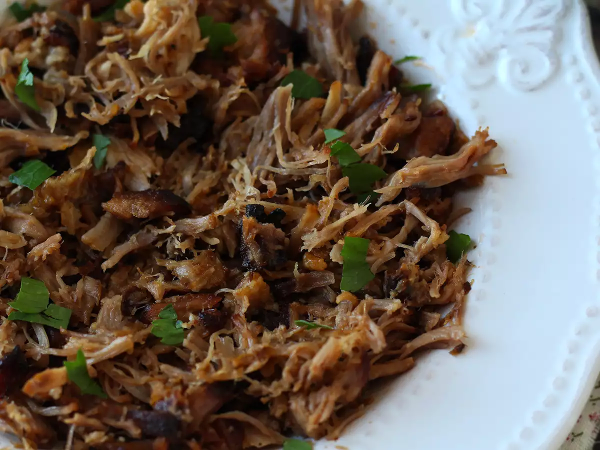 Pulled pork i airfryer - foto 2