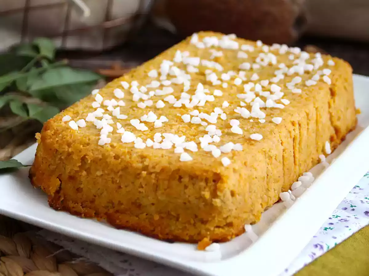 Pumpa- och kokosnötskaka (lätt)