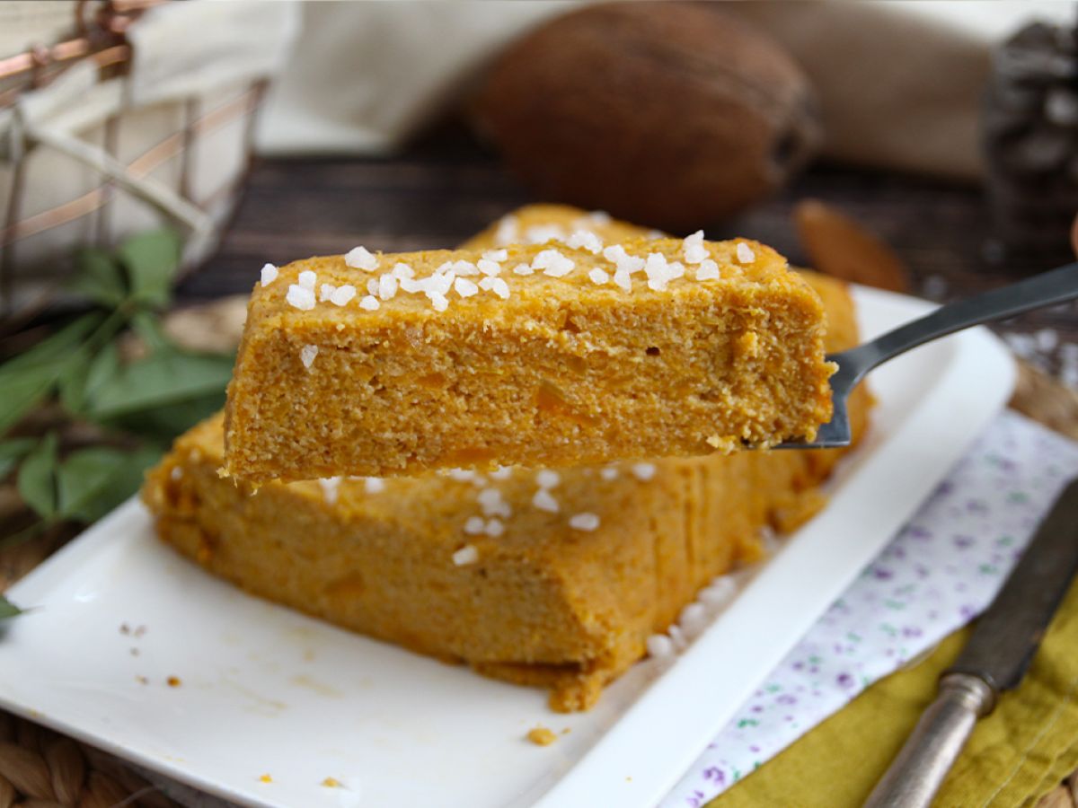 Pumpa- och kokosnötskaka (lätt) - foto 2