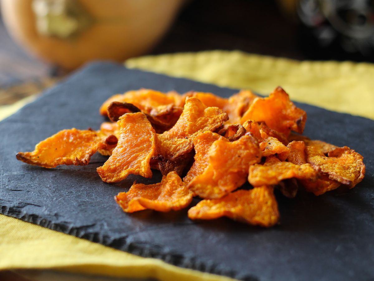 Pumpachips i luftfryser: lätta och välsmakande