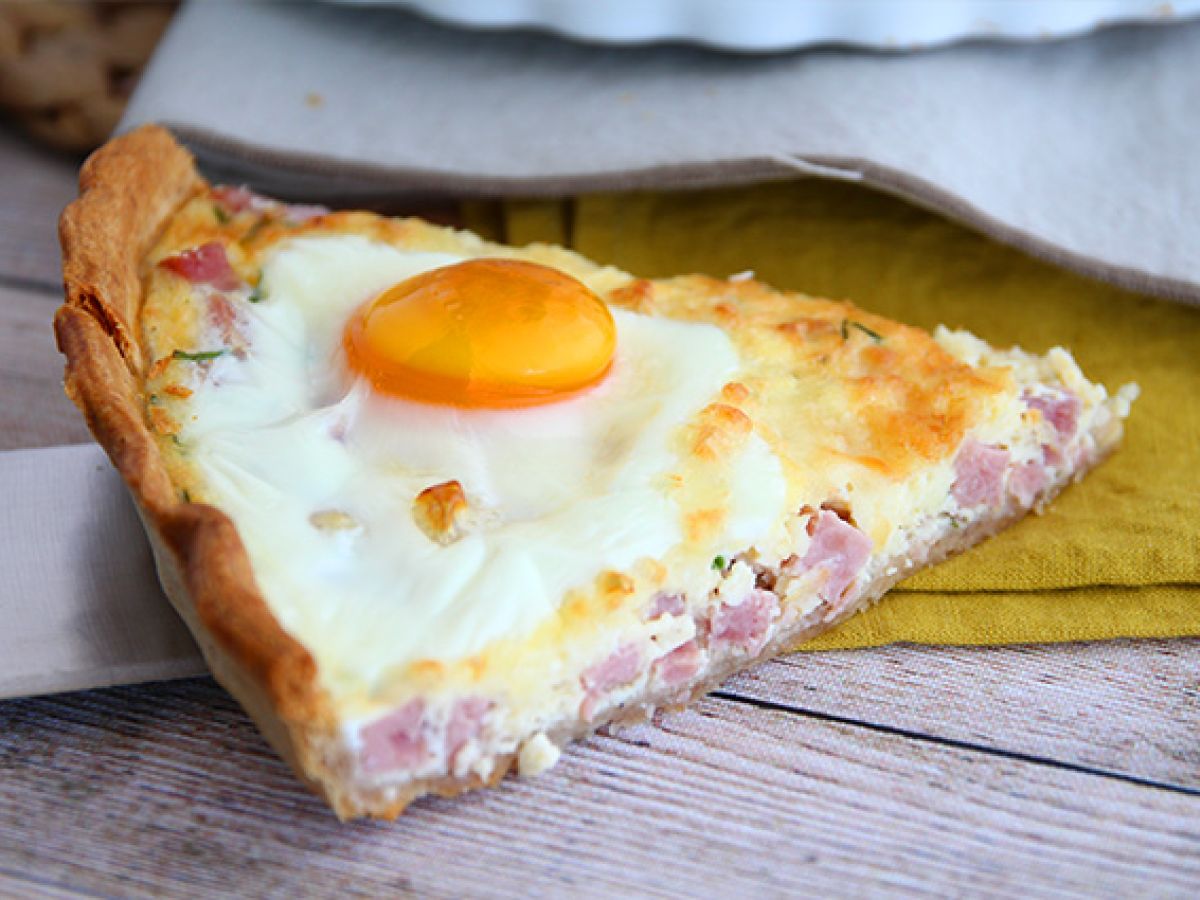 Quiche med ägg och skinka - foto 3