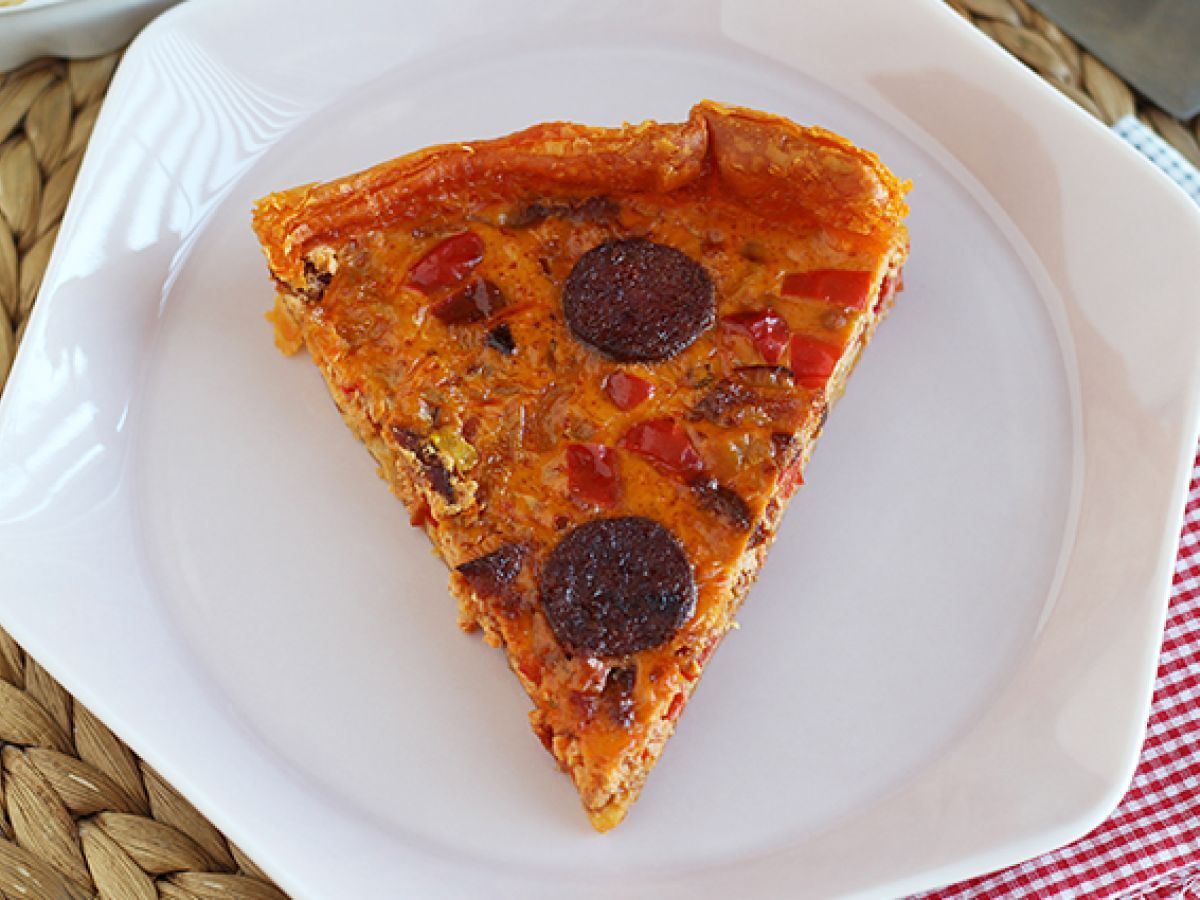 Quiche med paprika och chorizo - foto 4