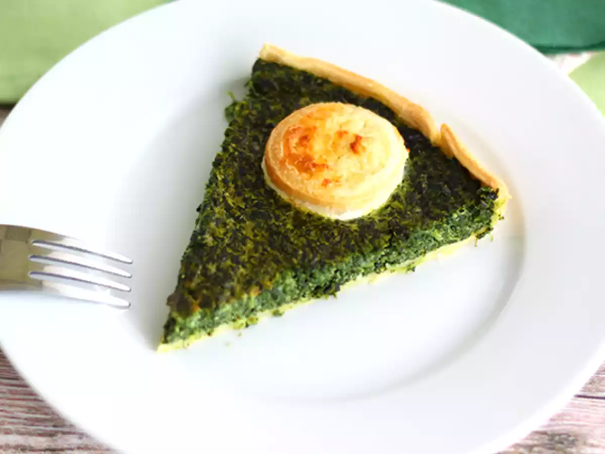 Quiche med spenat och getost - foto 4