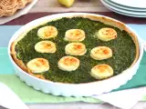 Quiche med spenat och getost, foto 1