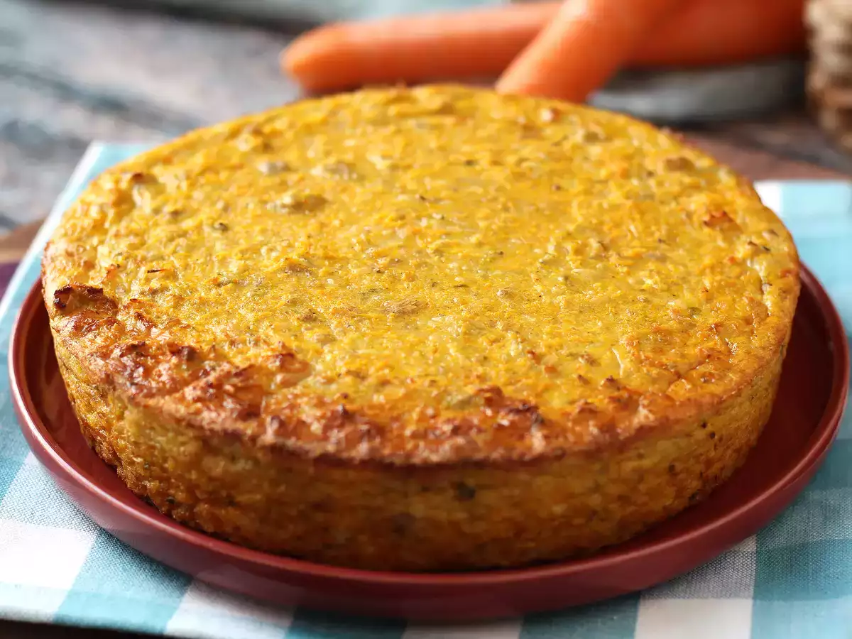 Quiche utan pajskal med tonfisk, morötter och cottage cheese: enkel och proteinrik - foto 3