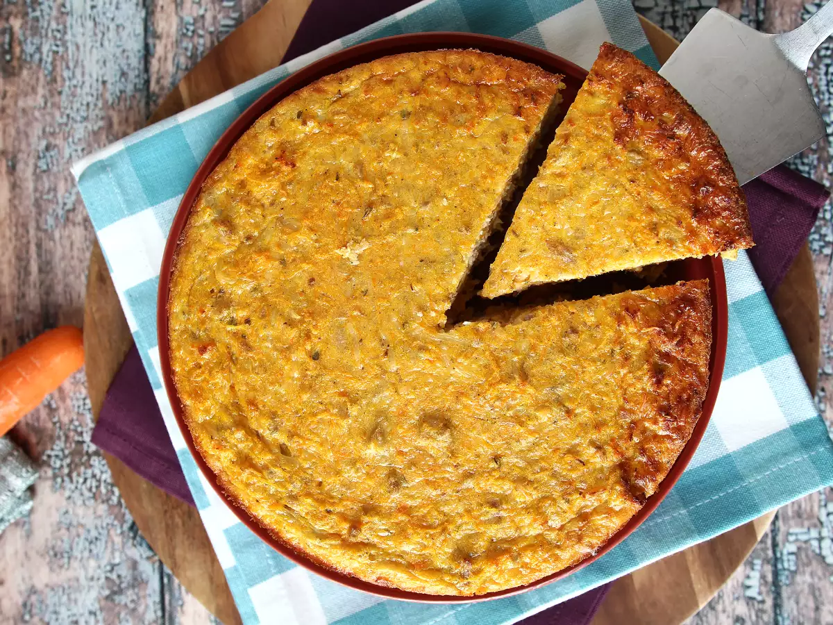 Quiche utan pajskal med tonfisk, morötter och cottage cheese: enkel och proteinrik - foto 6