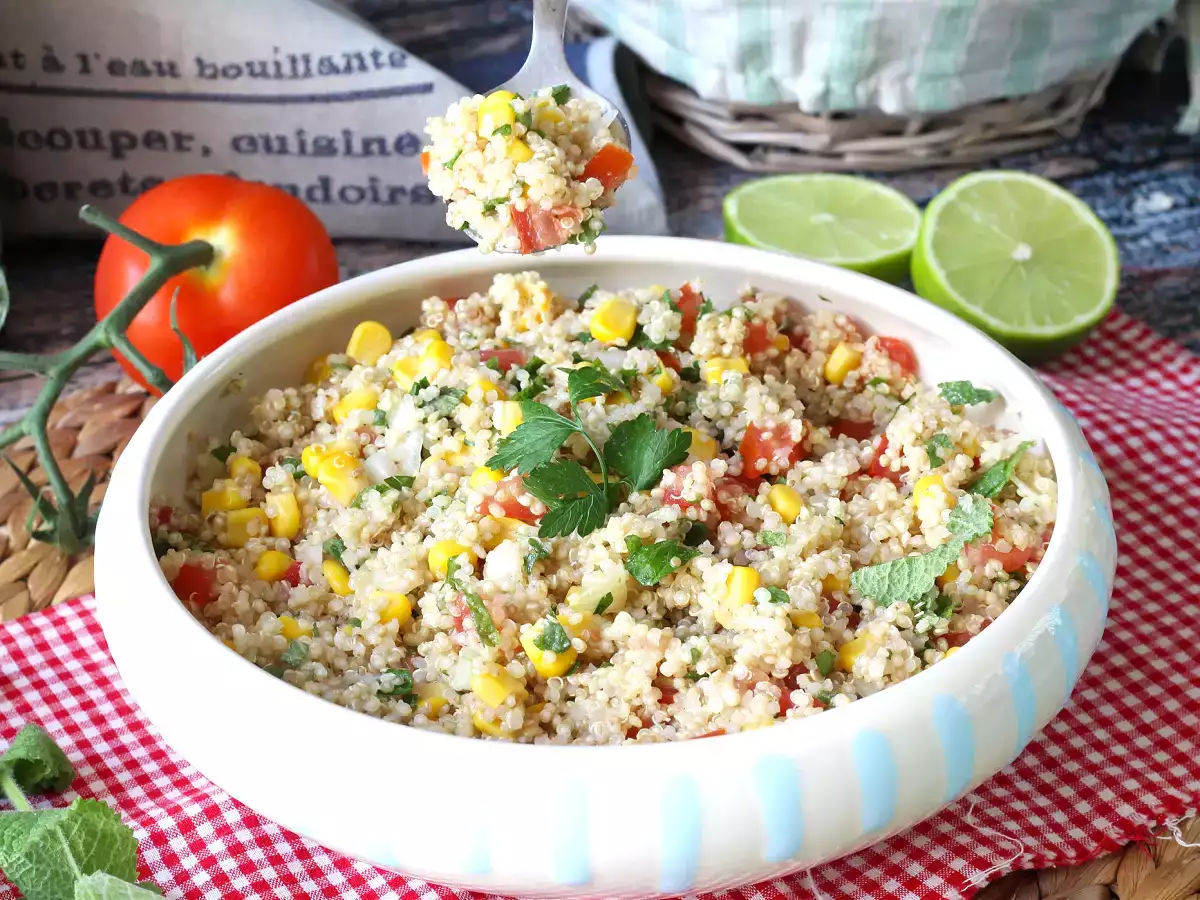 Quinoasallad med smak av tabbouleh: Uppfriskande och till och med hälsosammare - foto 2