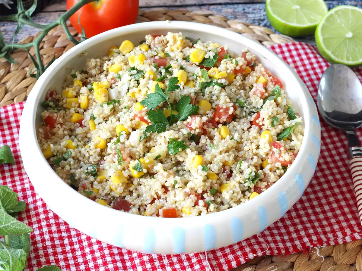 Quinoasallad med smak av tabbouleh: Uppfriskande och till och med hälsosammare - foto 3