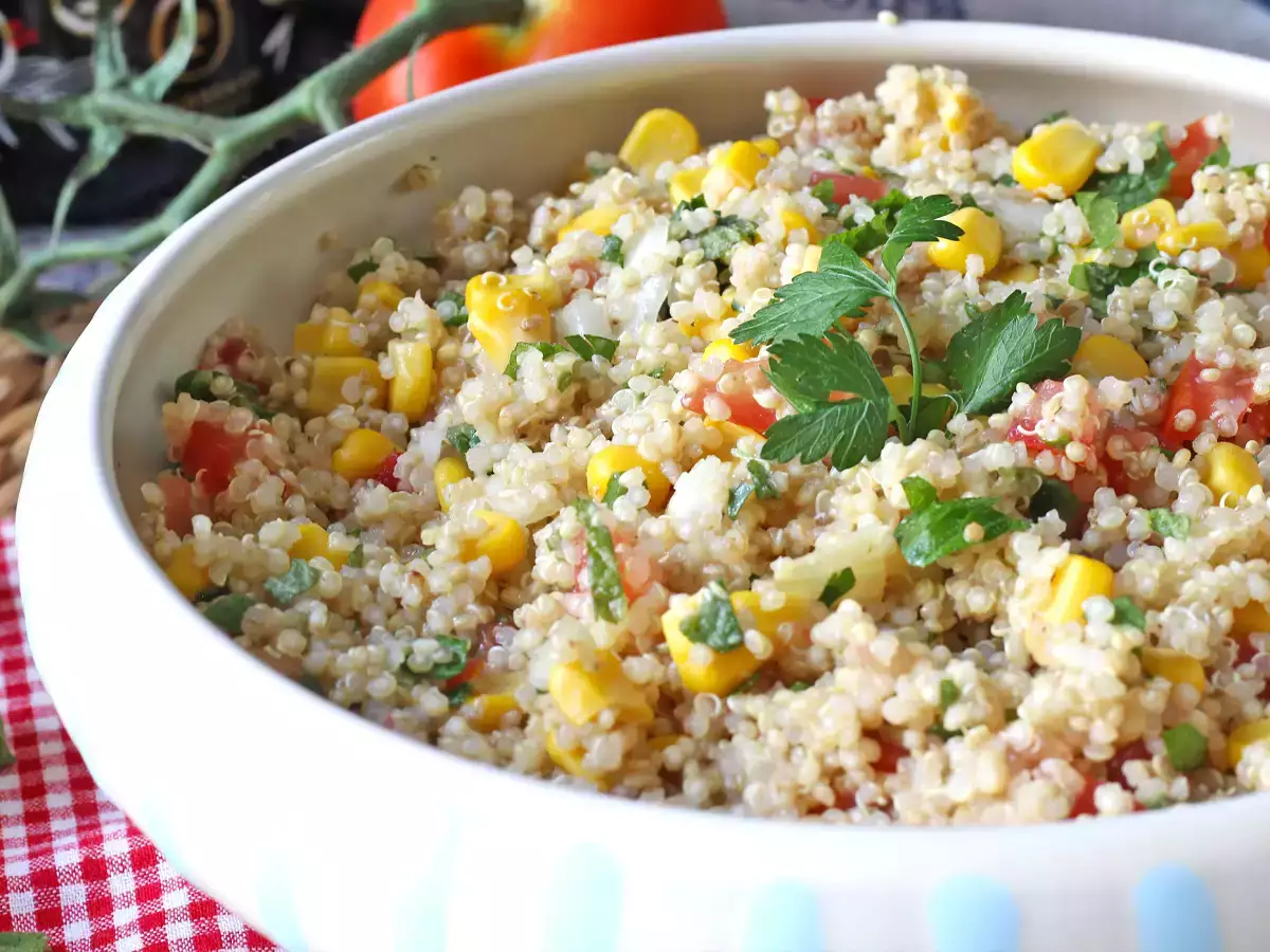 Quinoasallad med smak av tabbouleh: Uppfriskande och till och med hälsosammare - foto 4