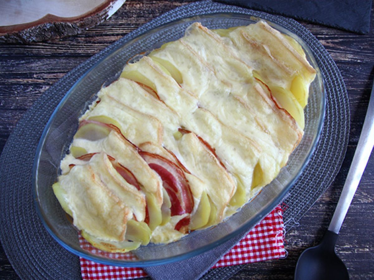 Raclette-gratäng