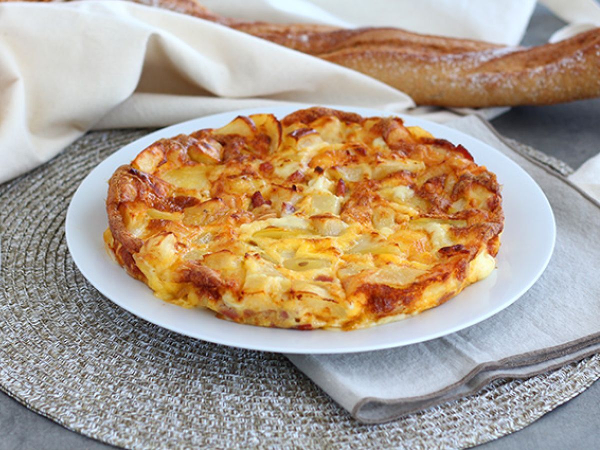 Raclette-tortilla