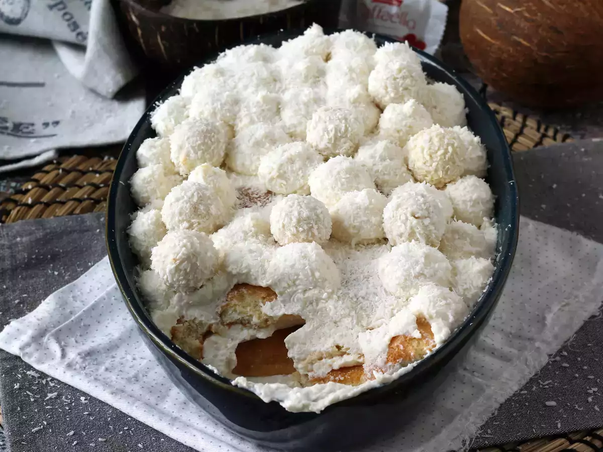 Raffaello-tiramisu med härlig kokossmak - foto 6
