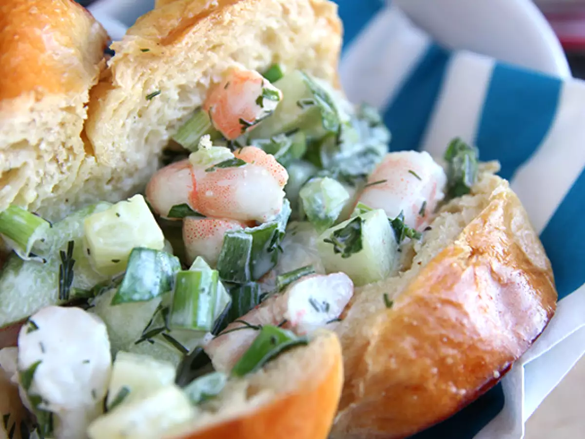 Räksandwich med brioche (prawn roll) - foto 3