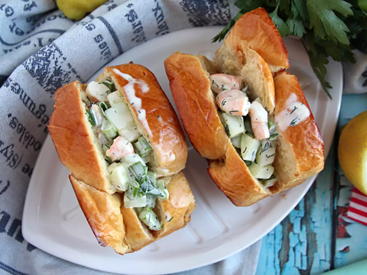 Räksandwich med brioche (prawn roll) - foto 4