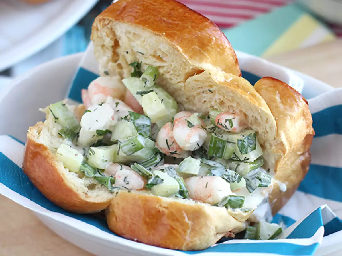 Räksandwich med brioche (prawn roll) - foto 5