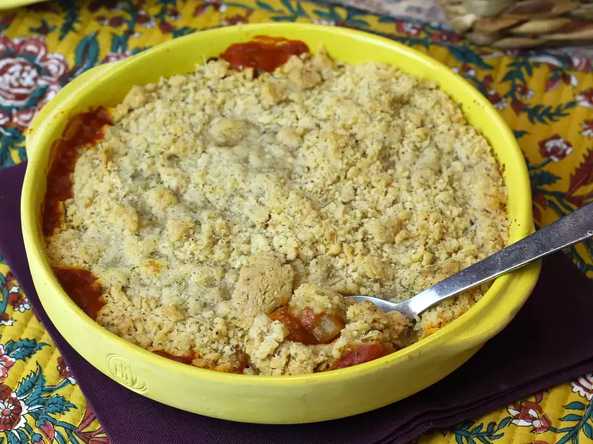 Ratatouille crumble, en snabb och enkel rätt som du kommer att älska! - foto 2
