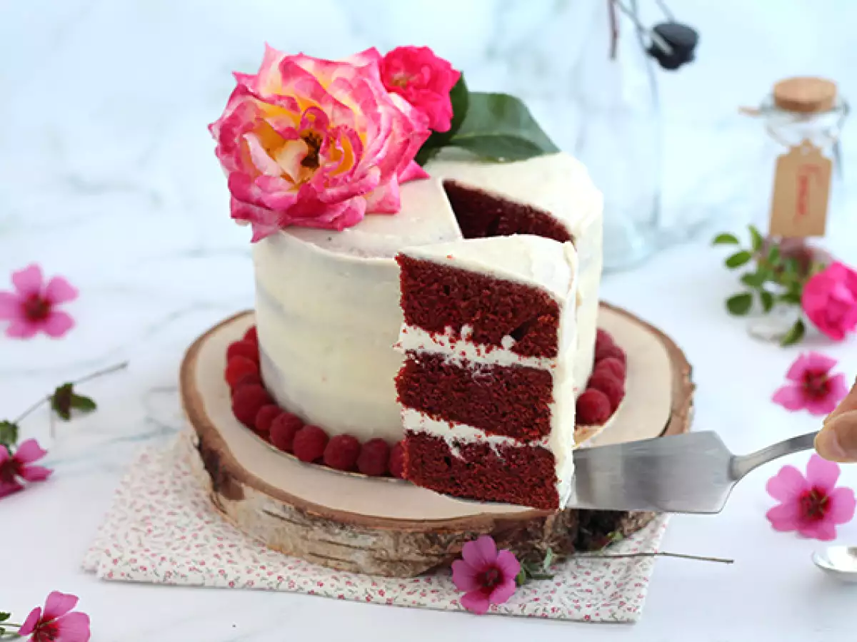 Red velvet-tårta - foto 3