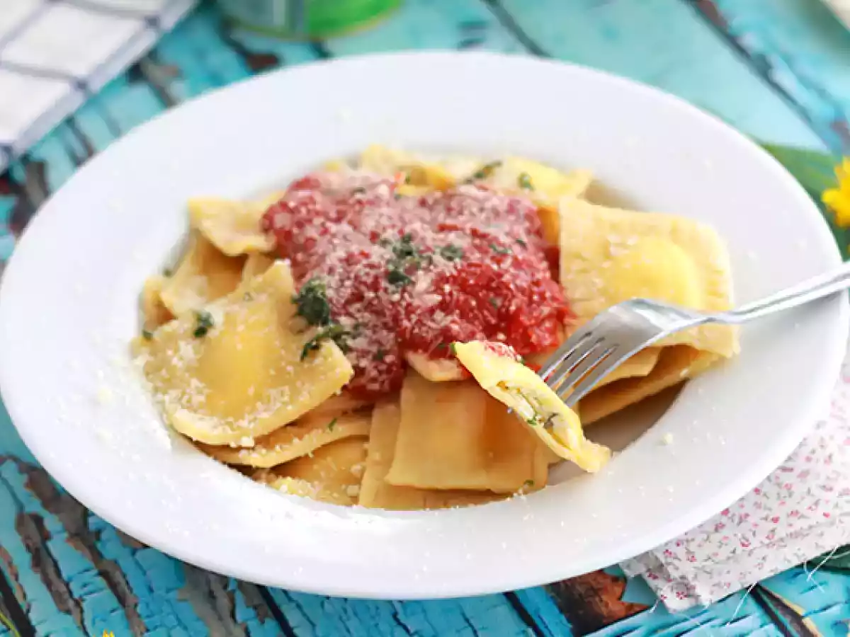 Ricotta-ravioli, steg-för-steg-recept - foto 2