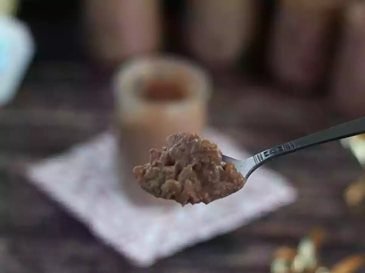 Risgrynspudding med mörk och vit choklad - foto 4