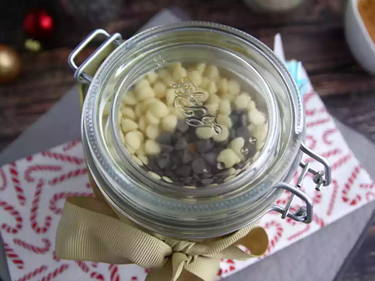 Risgrynspudding med mörk och vit choklad - foto 5
